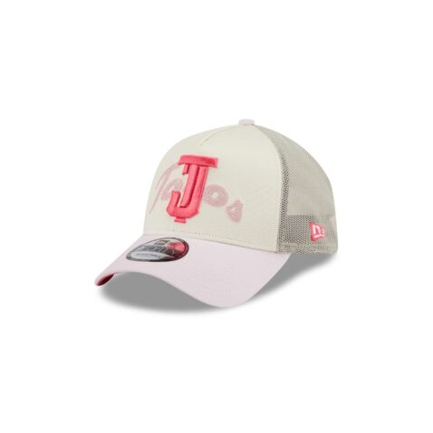 New Era 9Forty Tijuana Toros Alternate Logo Mesh Trucker A-Frame Snapback Hat Chrome White