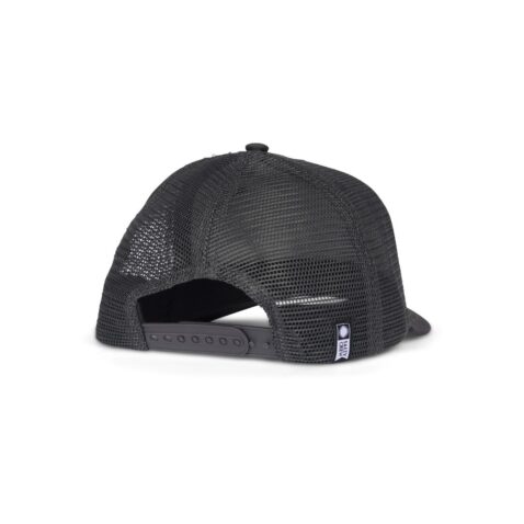 Salty Crew Wahoo Stamp Retro Trucker Snapback Hat Charcoal - Image 2