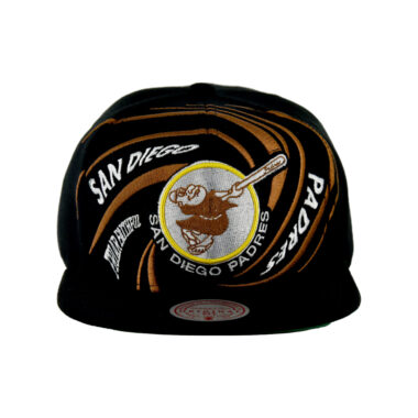 Mitchell & Ness San Diego Padres Don’t Get It Twisted Cooperstown Snapback Hat Black