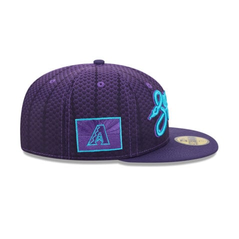 New Era 59Fifty Arizona Diamondbacks Fitted Hat Purple Blue