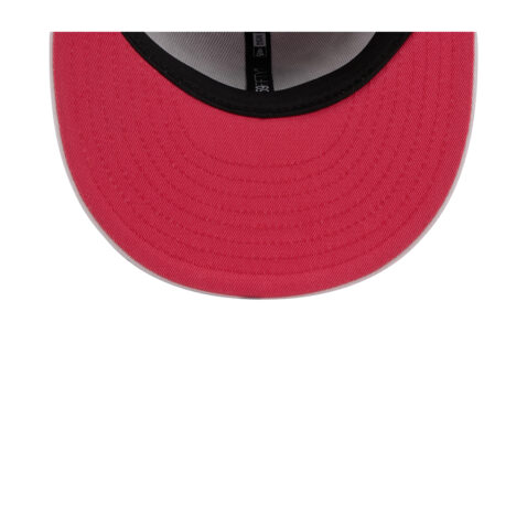 New Era 59Fifty Mexico City Diablos Rojos De Mexico Wordmark Fitted Hat Chrome White Pink - Image 7