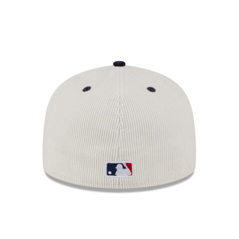 New Era 59Fifty New York Yankees 2T Cord Fitted Hat White Dark Navy - Image 5