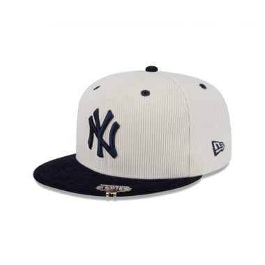 New Era 59Fifty New York Yankees 2T Cord Fitted Hat White Dark Navy