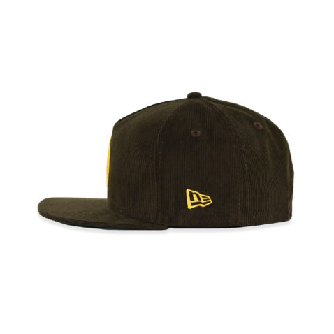 New Era 59Fifty San Diego Padres PetCord Park A-Frame Fitted Hat Brown Gold - Image 4