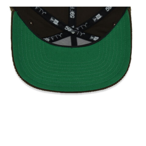 New Era 59Fifty San Diego Padres PetCord Park A-Frame Fitted Hat Brown Gold - Image 7