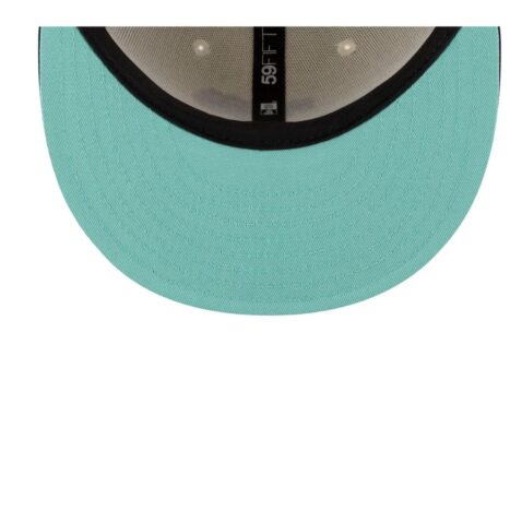 New Era 59Fifty Tijuana Toros Rose Two Tone Fitted Hat Chrome White Black - Image 7
