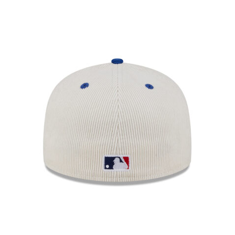 New Era 59Fifty Toronto Blue Jays 2T Cord Fitted Hat White Royal Blue - Image 5