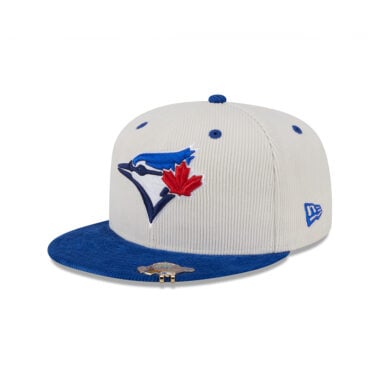 New Era 59Fifty Toronto Blue Jays 2T Cord Fitted Hat White Royal Blue