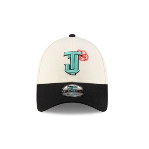 New Era 9Forty Tijuana Toros Two Tone Snapback Hat Chrome White Black - Image 2