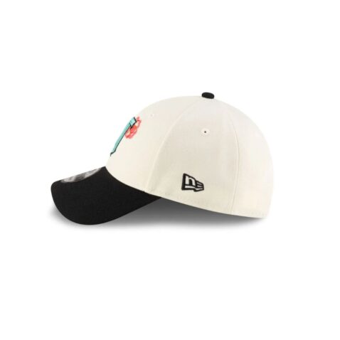 New Era 9Forty Tijuana Toros Two Tone Snapback Hat Chrome White Black - Image 4