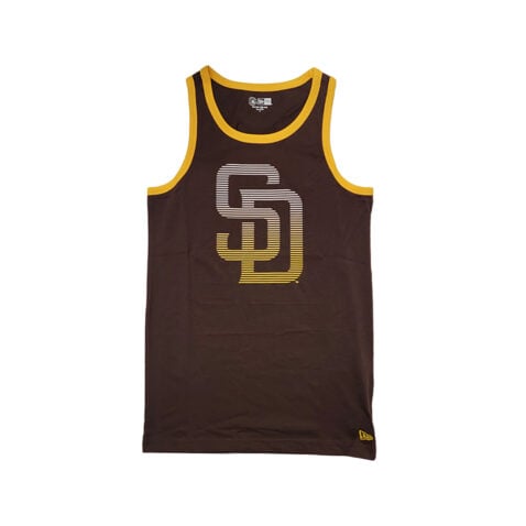 New Era San Diego Padres G2 Tank Top T-Shirt Brown Gold