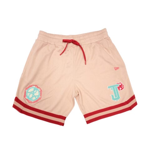 New Era Tijuana Toros Logos Shorts Light Pink
