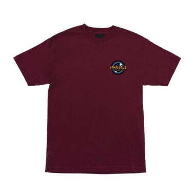 Santa Cruz Roskopp Iris Short Sleeve Heavyweight T-Shirt Maroon Santa Cruz Roskopp Iris Short Sleeve Heavyweight T-Shirt Maroon