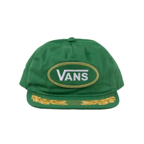 Vans Captain Van Doren Low Unstructured Snapback Hat Fairway Green - Image 2