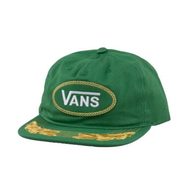 Vans Captain Van Doren Low Unstructured Snapback Hat Fairway Green
