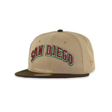 New Era 59Fifty San Diego Padres Chicano Park 3.0 Fitted Hat Camel Brown