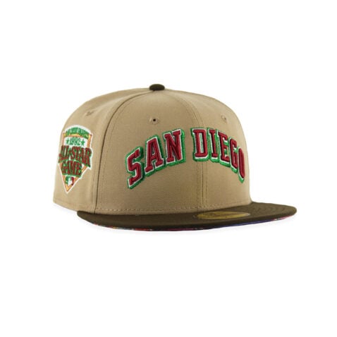New Era 59Fifty San Diego Padres Chicano Park 3.0 Fitted Hat Camel Brown - Image 3