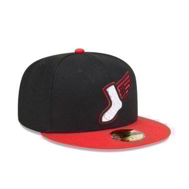 New Era 59Fifty Chicago White Sox City Connect Alternate On-Field Fitted Hat Black Red