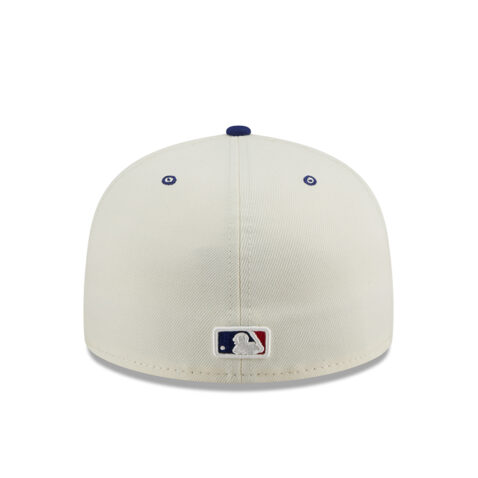 New Era 59Fifty Los Angeles Dodgers x Micah Johnson Fitted Hat Chrome White Dark Royal Blue - Image 5