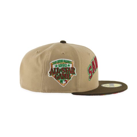 New Era 59Fifty San Diego Padres Chicano Park 3.0 Fitted Hat Camel Brown - Image 6