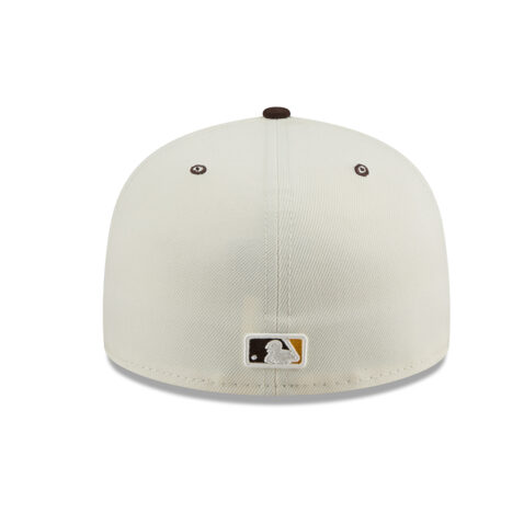 New Era 59Fifty San Diego Padres x Micah Johnson Fitted Hat Chrome White Brown - Image 5