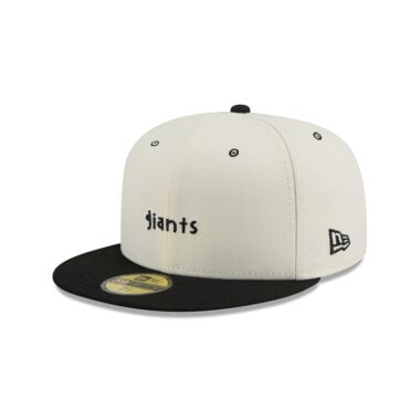 New Era 59Fifty San Francisco Giants x Micah Johnson Fitted Hat Chrome White Black