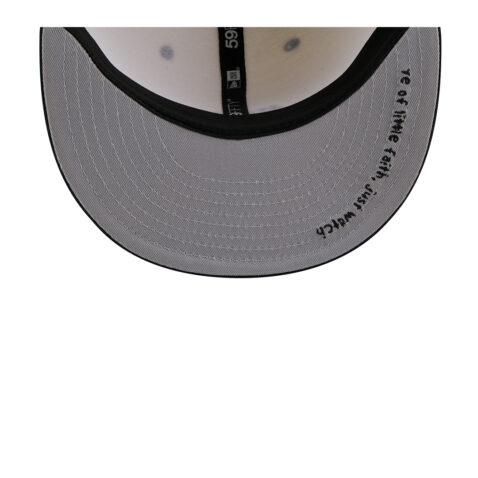 New Era 59Fifty San Francisco Giants x Micah Johnson Fitted Hat Chrome White Black - Image 7