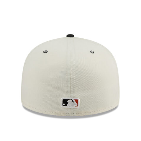 New Era 59Fifty San Francisco Giants x Micah Johnson Fitted Hat Chrome White Black - Image 5