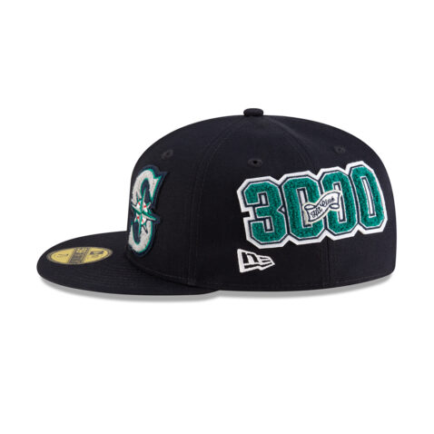 New Era 59Fifty Seattle Mariners Ichiro Suzuki HOF Patched Fitted Hat Dark Navy - Image 4