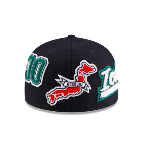 New Era 59Fifty Seattle Mariners Ichiro Suzuki HOF Patched Fitted Hat Dark Navy - Image 3