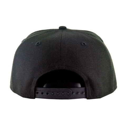 New Era 9Fifty San Diego Padres Stars & Stripes Flag A-Frame Snapback Hat Black White - Image 4