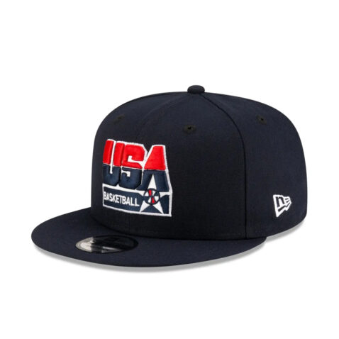 New Era 9Fifty USA Basketball Dream Team 1992 Olympic Games Snapback Hat Dark Navy