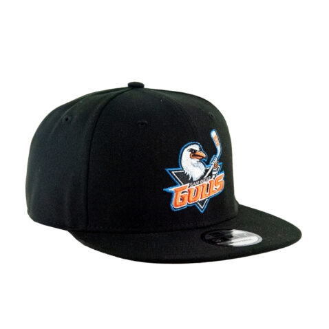 New Era 9fifty San Diego Gulls Snapback Hat Black - Image 3