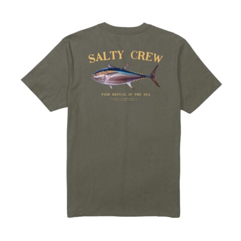 Salty Crew Big Blue Short Sleeve T-Shirt Dusty Olive - Image 2