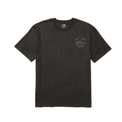 Salty Crew Boat Shop Classic Short Sleeve T-Shirt Black