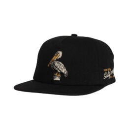 Salty Crew Coastal  Snapback Hat Black