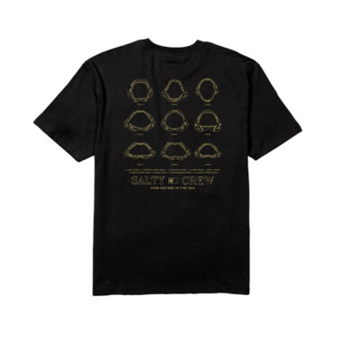 Salty Crew Jawbone Classic Short Sleeve T-Shirt Black