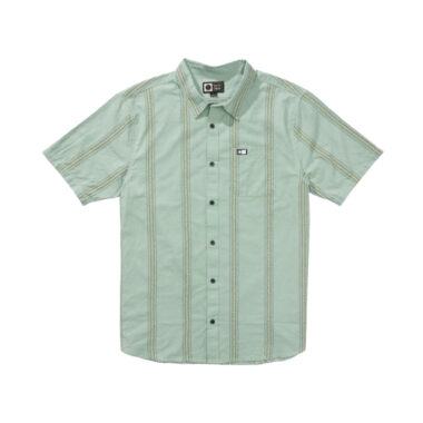 Salty Crew Short Sleeve Button Up Shirt Marine