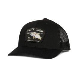 Salty Crew Surface Retro Trucker Snapback Hat Black