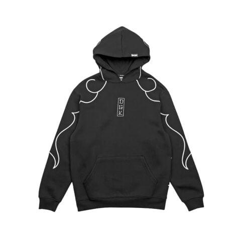 DGK Arashi Hooded Fleece Hoodie Black