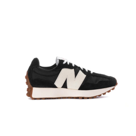 New Balance 327 Shoes Black White - Image 2