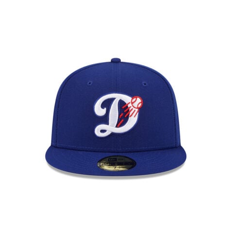 New Era 59Fifty Los Angeles Dodgers Deceptor Fitted Hat Dark Royal Blue - Image 2