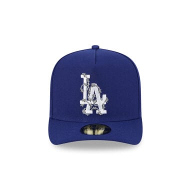 New Era 59Fifty Los Angeles Dodgers Fence A-Frame Fitted Hat Dark Royal Blue White