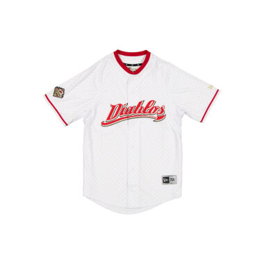 New Era Mexico City Diablos Rojos De Mexico Home 2025 Official On Field Jersey White New Era Mexico City Diablos Rojos De Mexico Home 2025 Official On Field Jersey White