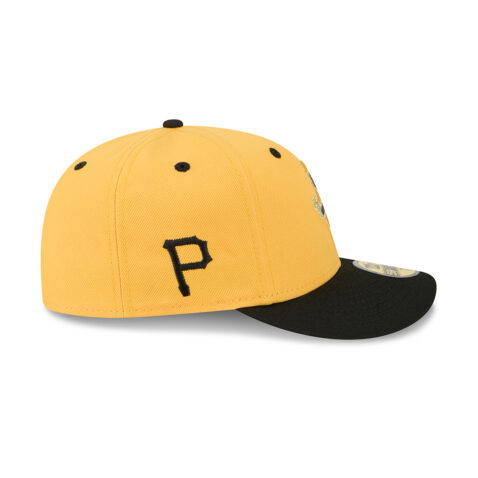 New Era 59Fifty Pittsburgh Pirates Player Collection Roberto Clemente Fitted Hat Yellow Gold Black - Image 4