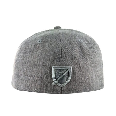 New Era 59Fifty San Diego Football Club Flow Logo Fitted Hat Heather Gray White - Image 4