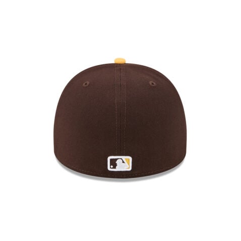 New Era 59Fifty San Diego Padres Cartoon A-Frame Fitted Hat Burnt Wood Brown Gold - Image 4