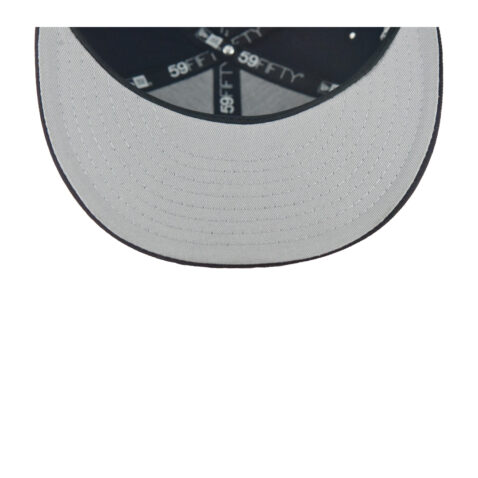 New Era 59Fifty San Diego Padres Suede Brim Two Tone Fitted Black White Brown - Image 7