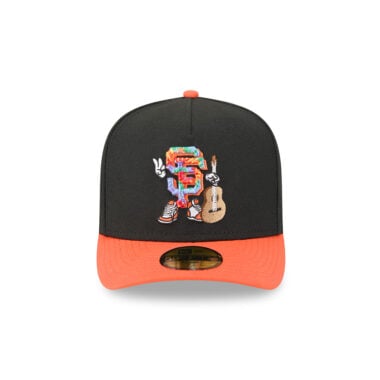 New Era 59Fifty San Francisco Giants Cartoon A-Frame Fitted Hat Black Orange