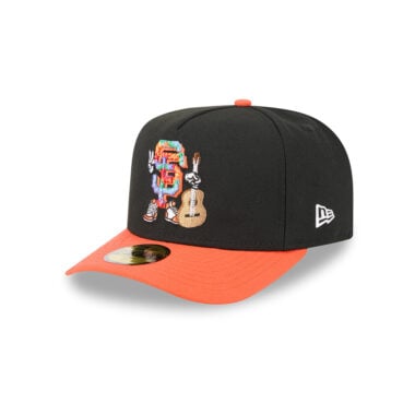 New Era 59Fifty San Francisco Giants Cartoon A-Frame Fitted Hat Black Orange